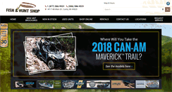Desktop Screenshot of fishandhuntshop.com